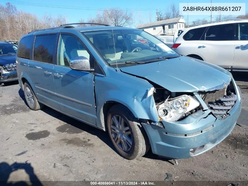 2008 Chrysler Town & Country Limited VIN: 2A8HR64X88R661207 Lot: 40858041