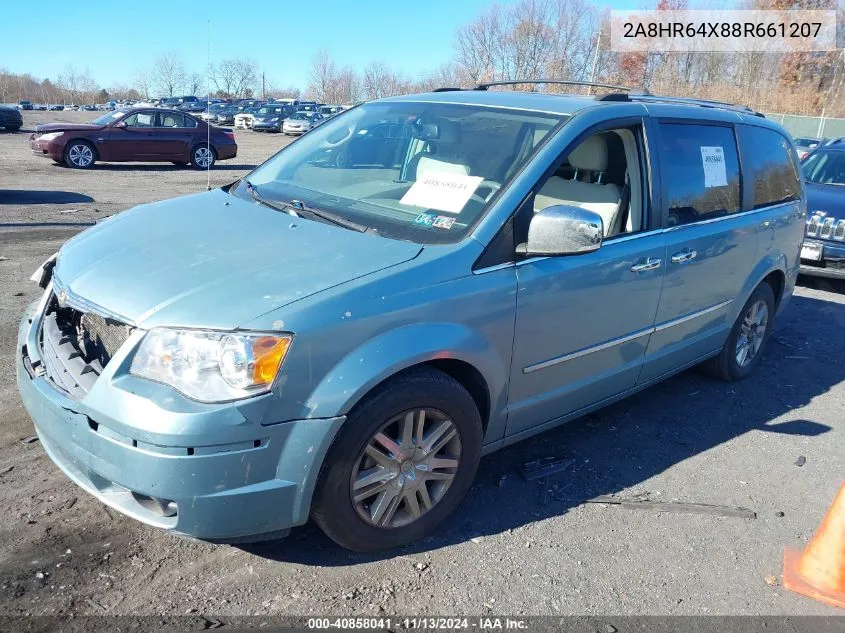 2008 Chrysler Town & Country Limited VIN: 2A8HR64X88R661207 Lot: 40858041