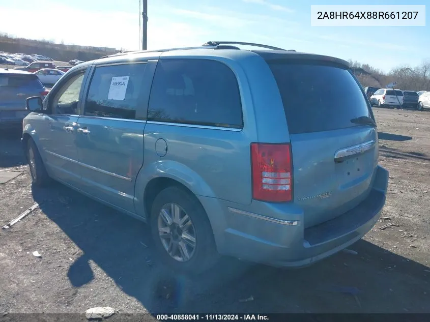 2008 Chrysler Town & Country Limited VIN: 2A8HR64X88R661207 Lot: 40858041