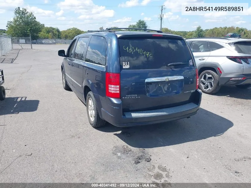 2009 Chrysler Town & Country Touring VIN: 2A8HR54149R589851 Lot: 40341492