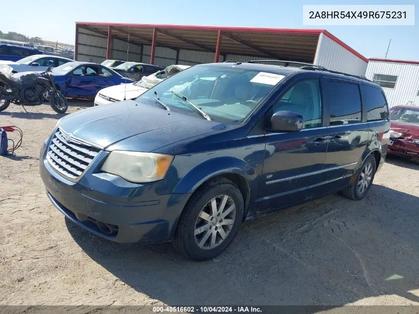 2009 Chrysler Town & Country Touring VIN: 2A8HR54X49R675231 Lot: 40516602