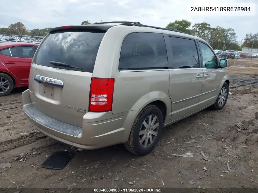 2009 Chrysler Town & Country Touring VIN: 2A8HR54189R678984 Lot: 40804983