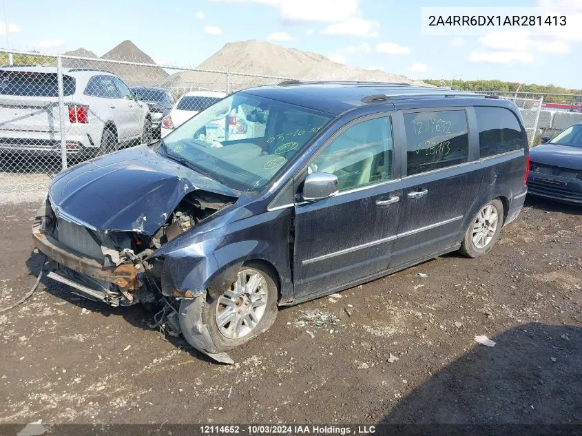 2010 Chrysler Town & Country VIN: 2A4RR6DX1AR281413 Lot: 12114652