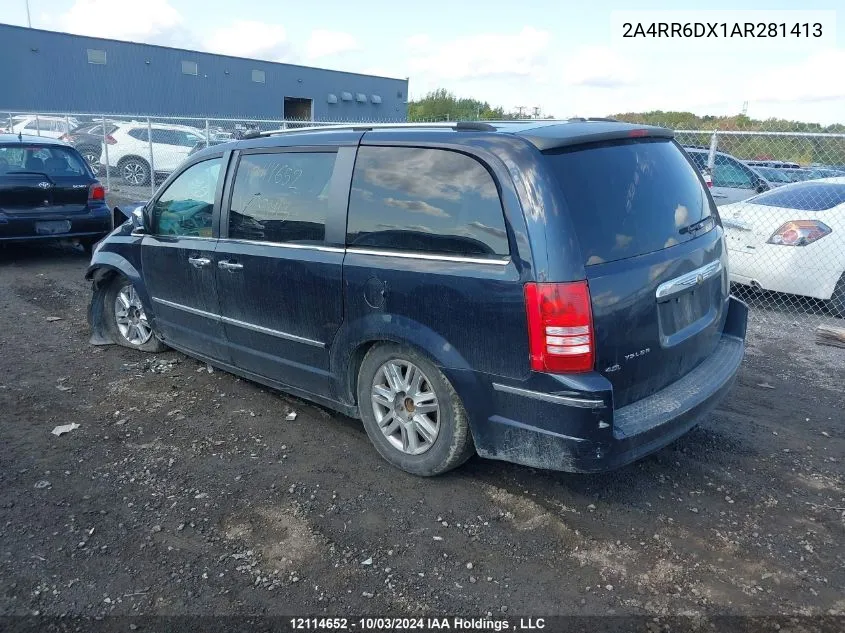 2010 Chrysler Town & Country VIN: 2A4RR6DX1AR281413 Lot: 12114652