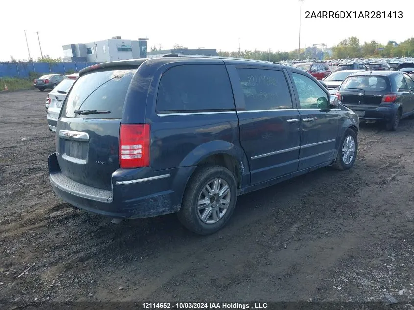 2010 Chrysler Town & Country VIN: 2A4RR6DX1AR281413 Lot: 12114652