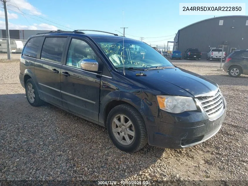 2010 Chrysler Town & Country Touring VIN: 2A4RR5DX0AR222850 Lot: 30047378