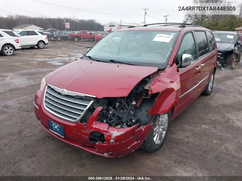 2010 Chrysler Town & Country New Limited VIN: 2A4RR7DX1AR448505 Lot: 38612526