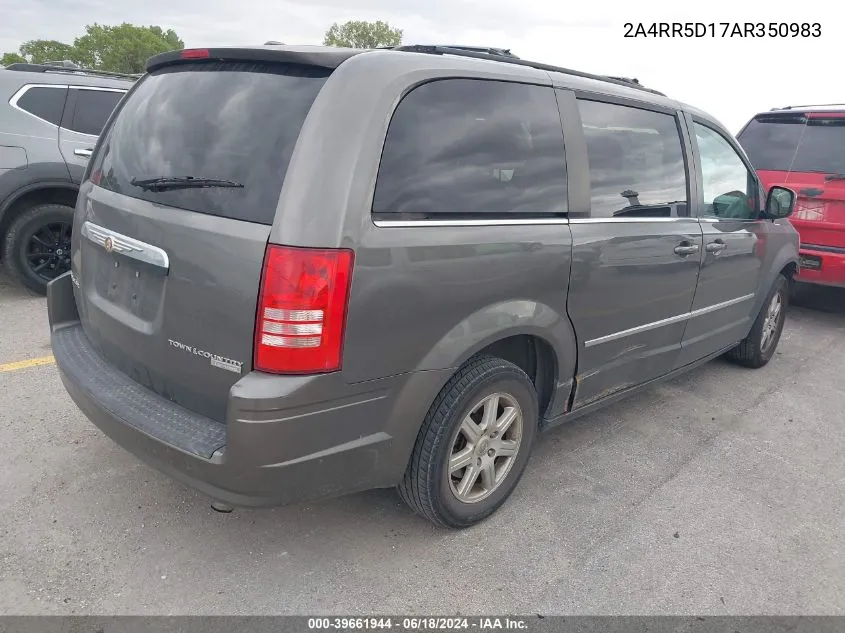 2010 Chrysler Town & Country Touring VIN: 2A4RR5D17AR350983 Lot: 39661944