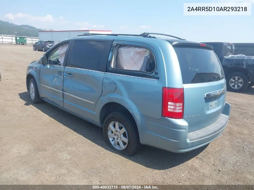 2010 Chrysler Town & Country Touring VIN: 2A4RR5D10AR293218 Lot: 40032710