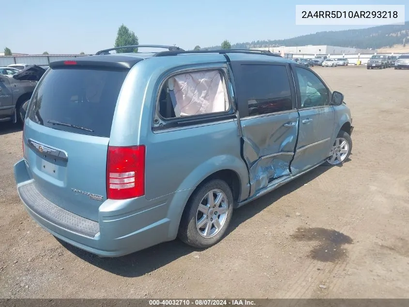 2010 Chrysler Town & Country Touring VIN: 2A4RR5D10AR293218 Lot: 40032710