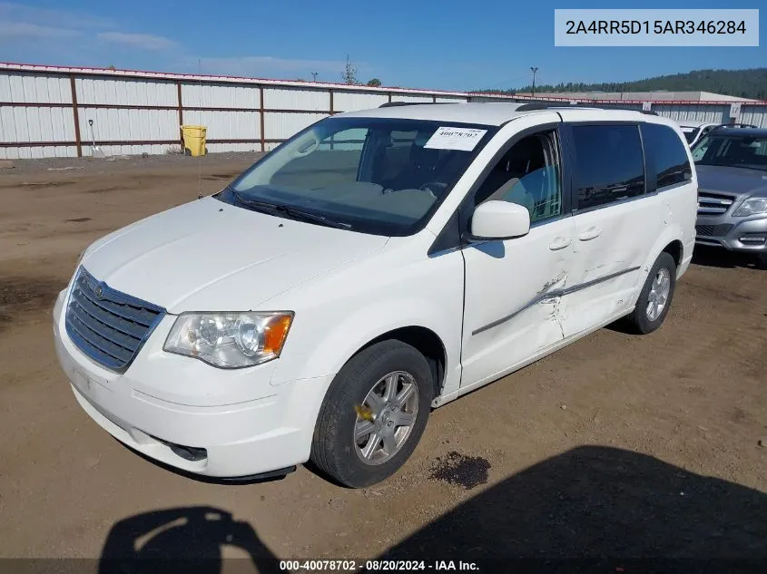 2010 Chrysler Town & Country Touring VIN: 2A4RR5D15AR346284 Lot: 40078702