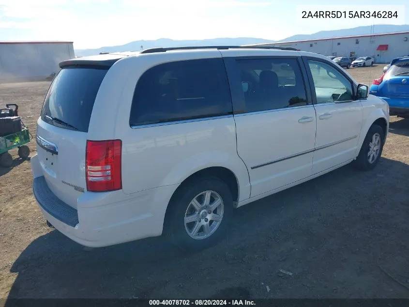 2010 Chrysler Town & Country Touring VIN: 2A4RR5D15AR346284 Lot: 40078702