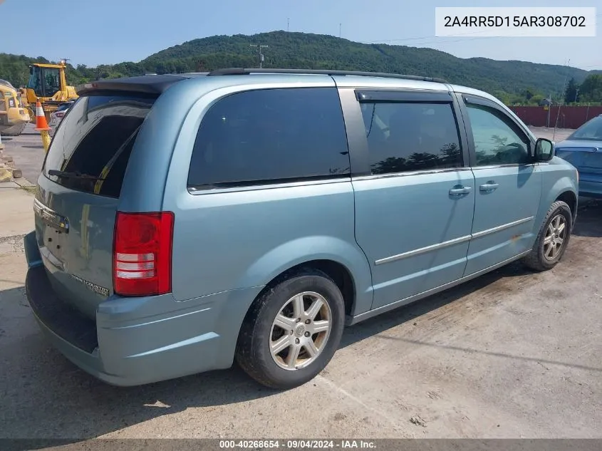 2010 Chrysler Town & Country Touring VIN: 2A4RR5D15AR308702 Lot: 40268654