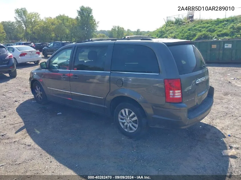 2010 Chrysler Town & Country Touring VIN: 2A4RR5D10AR289010 Lot: 40282470