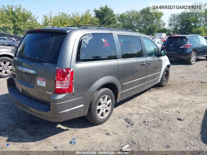 2010 Chrysler Town & Country Touring VIN: 2A4RR5D10AR289010 Lot: 40282470