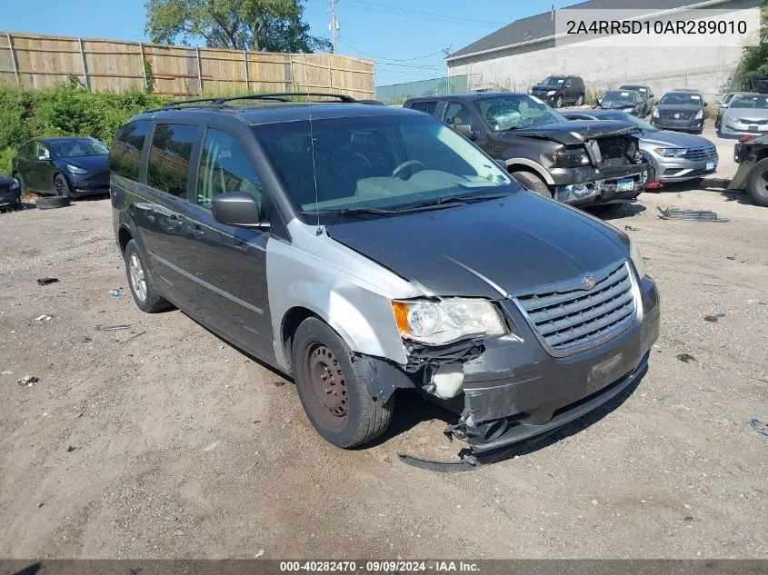 2010 Chrysler Town & Country Touring VIN: 2A4RR5D10AR289010 Lot: 40282470