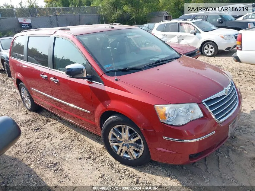 2010 Chrysler Town & Country Limited VIN: 2A4RR6DX1AR186219 Lot: 40287172