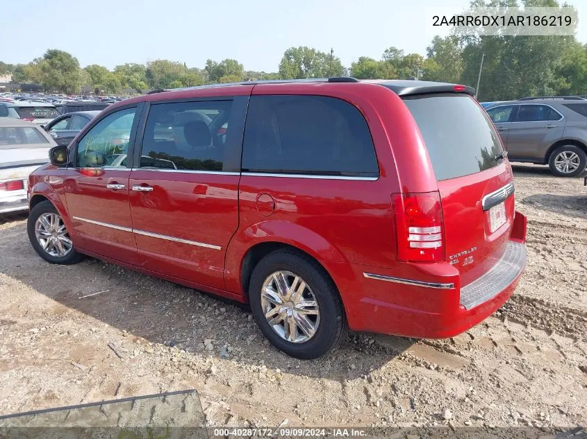 2010 Chrysler Town & Country Limited VIN: 2A4RR6DX1AR186219 Lot: 40287172