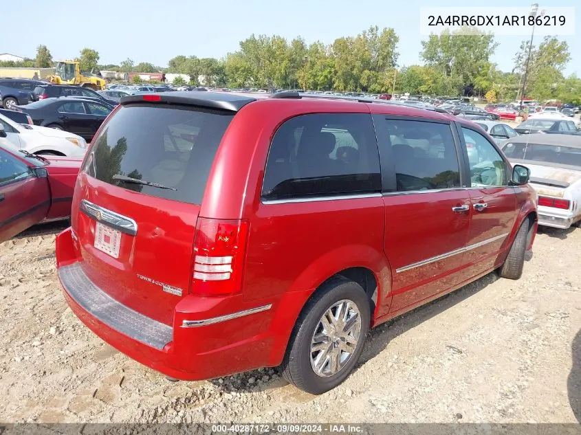 2010 Chrysler Town & Country Limited VIN: 2A4RR6DX1AR186219 Lot: 40287172