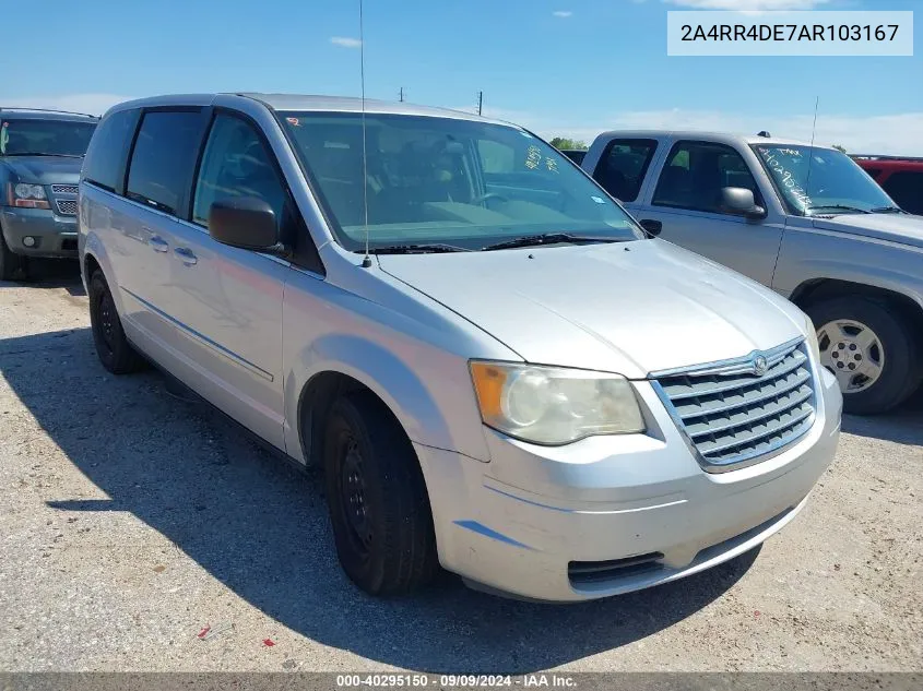 2A4RR4DE7AR103167 2010 Chrysler Town & Country Lx