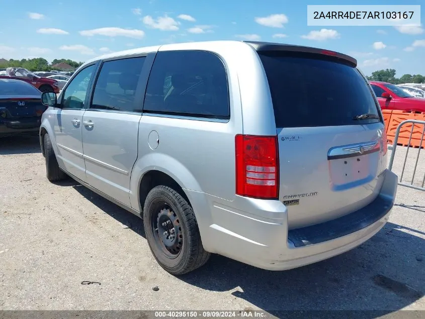 2A4RR4DE7AR103167 2010 Chrysler Town & Country Lx