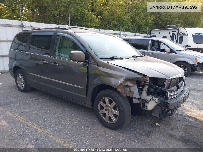 2010 Chrysler Town & Country Touring Plus VIN: 2A4RR8D17AR393592 Lot: 40337485