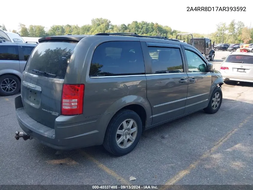 2010 Chrysler Town & Country Touring Plus VIN: 2A4RR8D17AR393592 Lot: 40337485