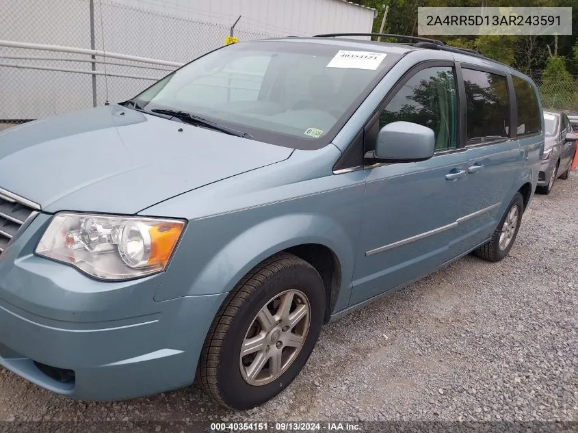 2A4RR5D13AR243591 2010 Chrysler Town & Country Touring