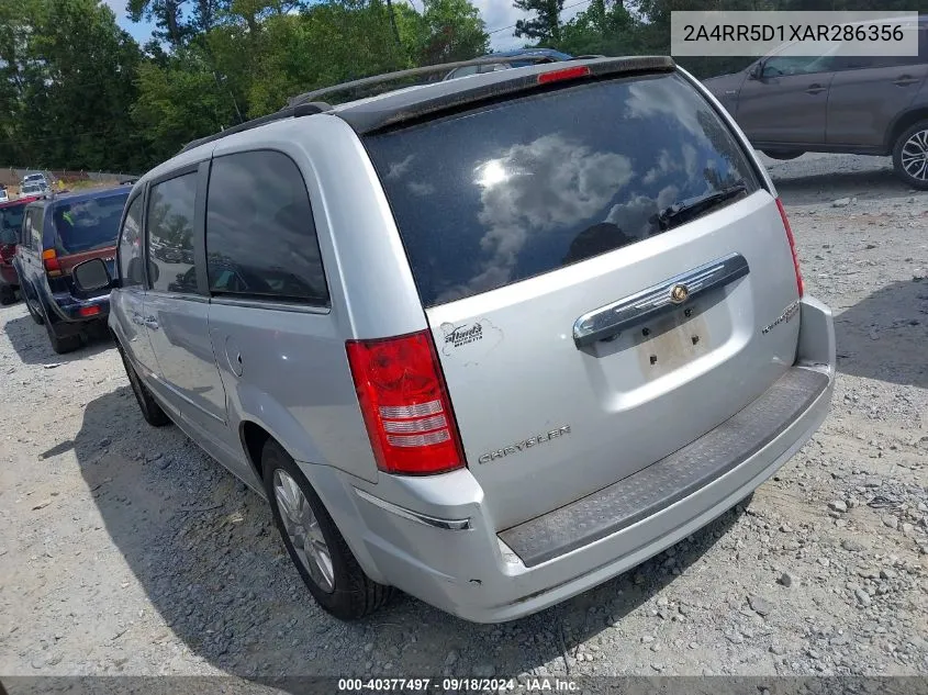 2A4RR5D1XAR286356 2010 Chrysler Town & Country Touring