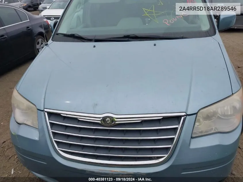 2010 Chrysler Town & Country Touring VIN: 2A4RR5D18AR289546 Lot: 40381123