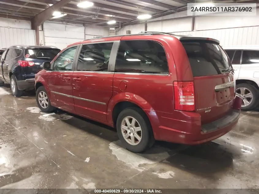 2010 Chrysler Town & Country Touring VIN: 2A4RR5D11AR376902 Lot: 40450629