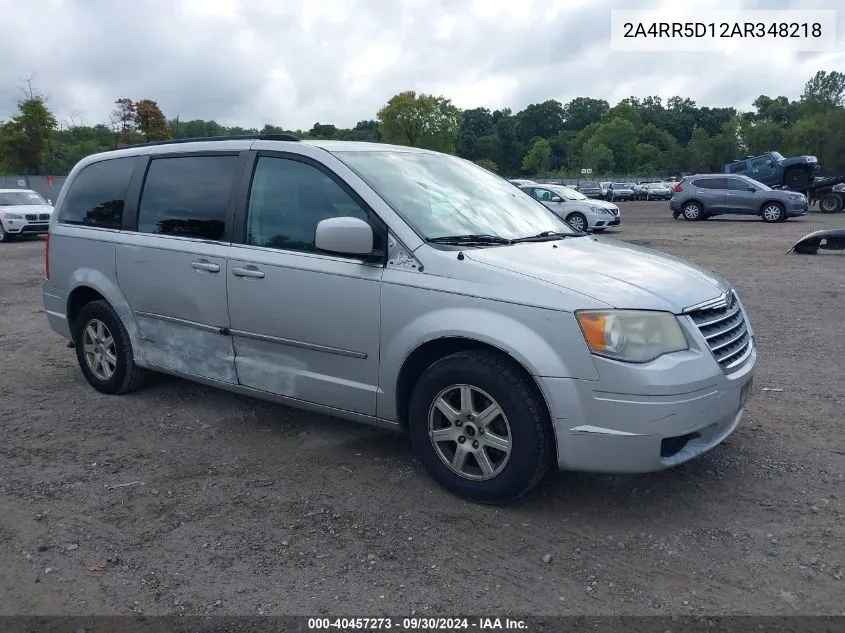 2010 Chrysler Town & Country Touring VIN: 2A4RR5D12AR348218 Lot: 40457273