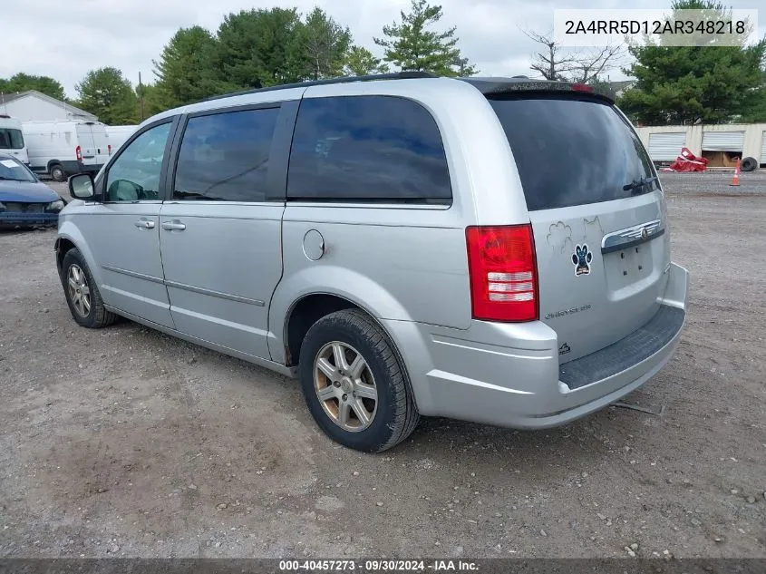 2010 Chrysler Town & Country Touring VIN: 2A4RR5D12AR348218 Lot: 40457273