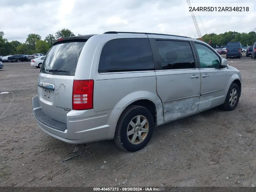 2010 Chrysler Town & Country Touring VIN: 2A4RR5D12AR348218 Lot: 40457273