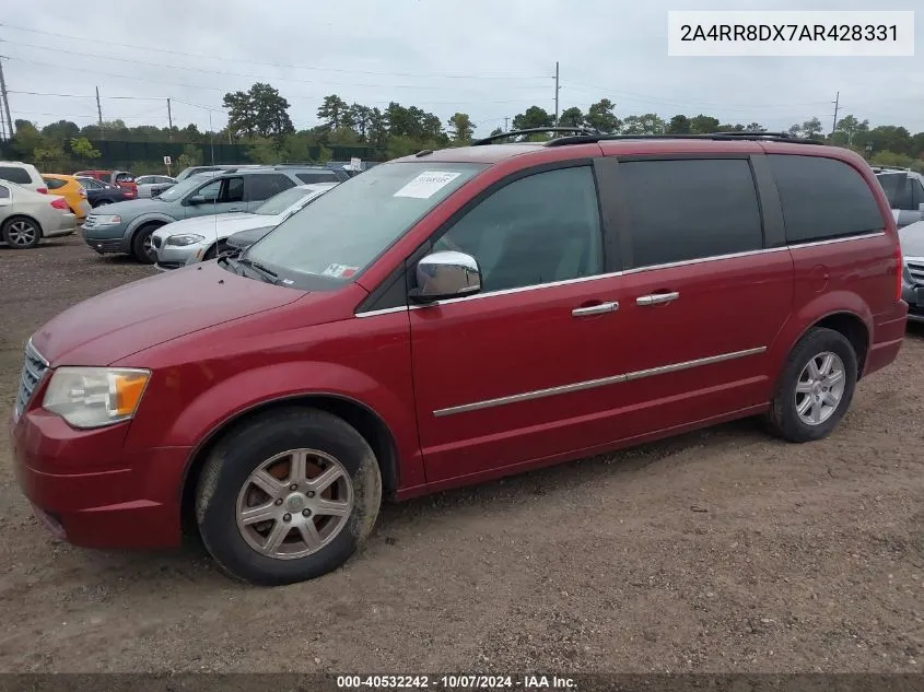 2010 Chrysler Town & Country Touring Plus VIN: 2A4RR8DX7AR428331 Lot: 40532242