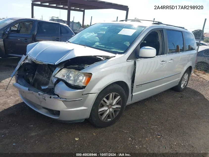 2010 Chrysler Town & Country Touring VIN: 2A4RR5D17AR298920 Lot: 40538946