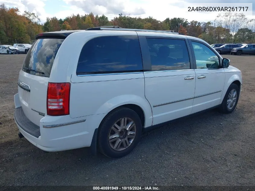 2010 Chrysler Town & Country Limited VIN: 2A4RR6DX9AR261717 Lot: 40591949