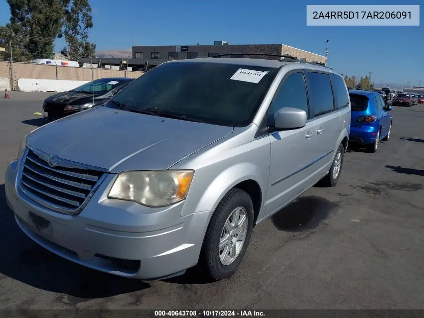 2010 Chrysler Town & Country Touring VIN: 2A4RR5D17AR206091 Lot: 40643708