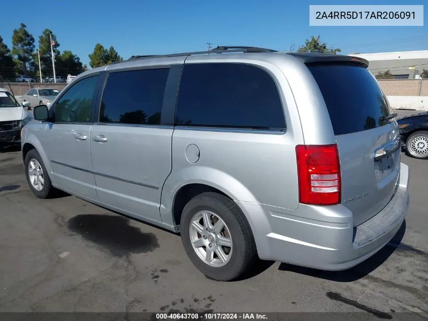 2010 Chrysler Town & Country Touring VIN: 2A4RR5D17AR206091 Lot: 40643708