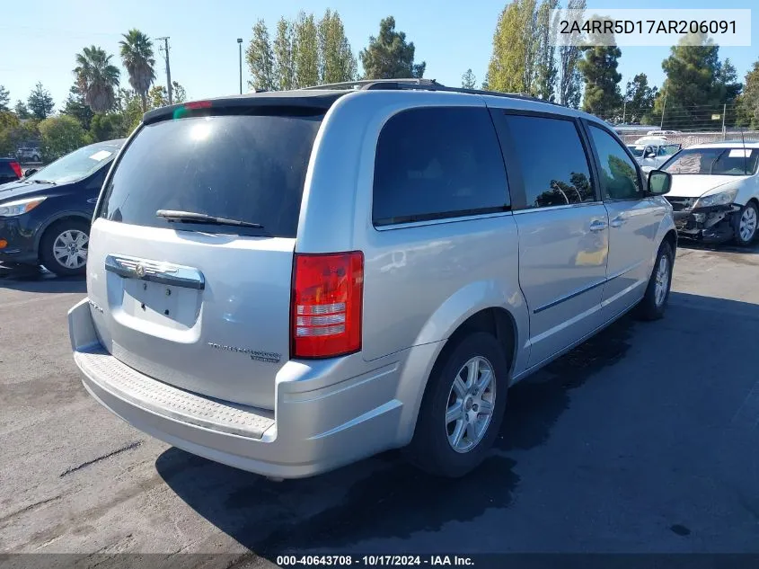 2010 Chrysler Town & Country Touring VIN: 2A4RR5D17AR206091 Lot: 40643708