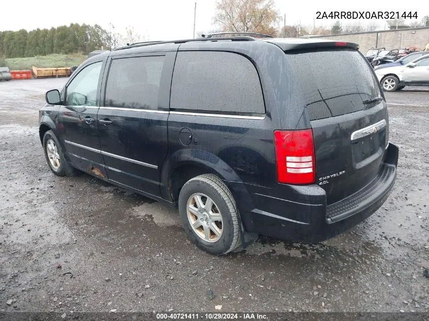 2010 Chrysler Town & Country Touring Plus VIN: 2A4RR8DX0AR321444 Lot: 40721411