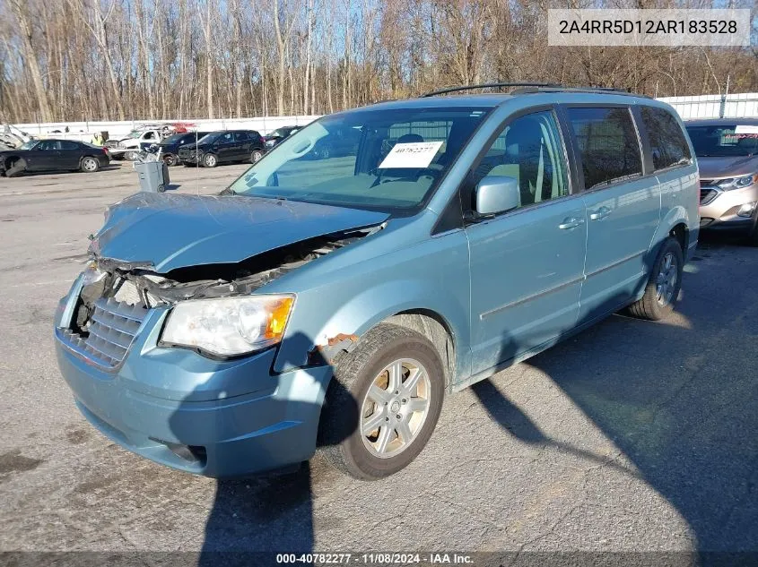 2010 Chrysler Town & Country Touring VIN: 2A4RR5D12AR183528 Lot: 40782277