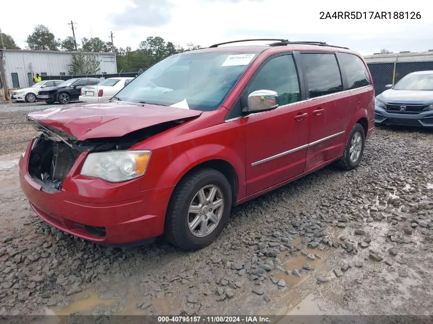 2010 Chrysler Town & Country Touring VIN: 2A4RR5D17AR188126 Lot: 40795157