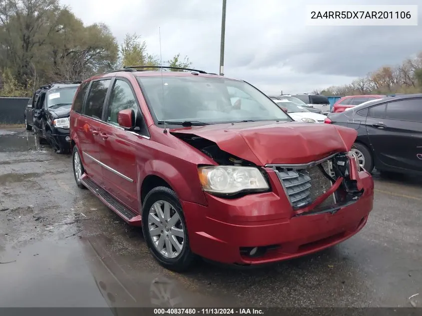 2010 Chrysler Town & Country Touring VIN: 2A4RR5DX7AR201106 Lot: 40837480