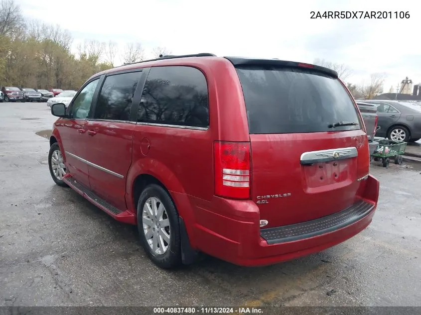 2010 Chrysler Town & Country Touring VIN: 2A4RR5DX7AR201106 Lot: 40837480