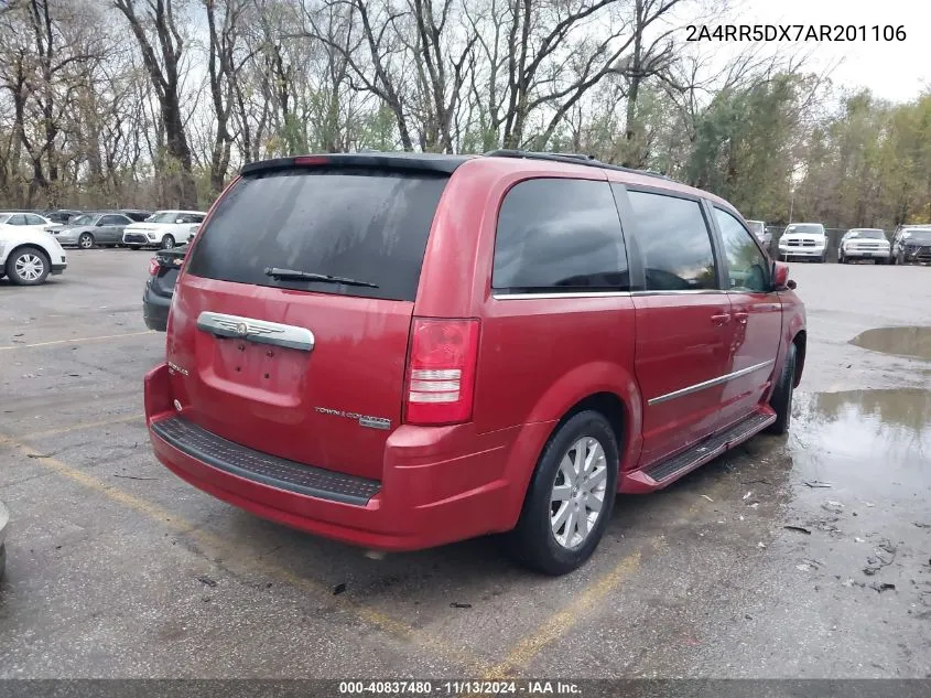 2010 Chrysler Town & Country Touring VIN: 2A4RR5DX7AR201106 Lot: 40837480