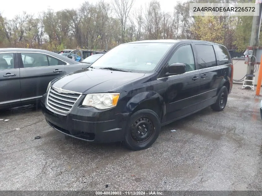 2A4RR4DE6AR226572 2010 Chrysler Town & Country Lx