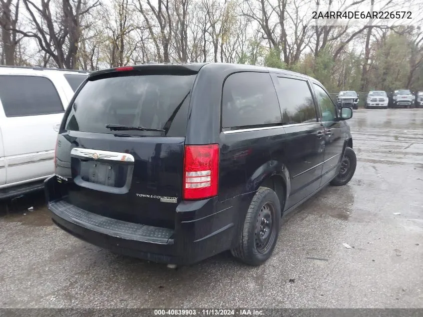 2A4RR4DE6AR226572 2010 Chrysler Town & Country Lx