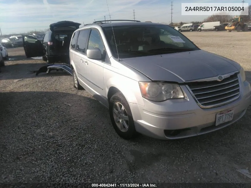 2010 Chrysler Town & Country Touring VIN: 2A4RR5D17AR105004 Lot: 40842441