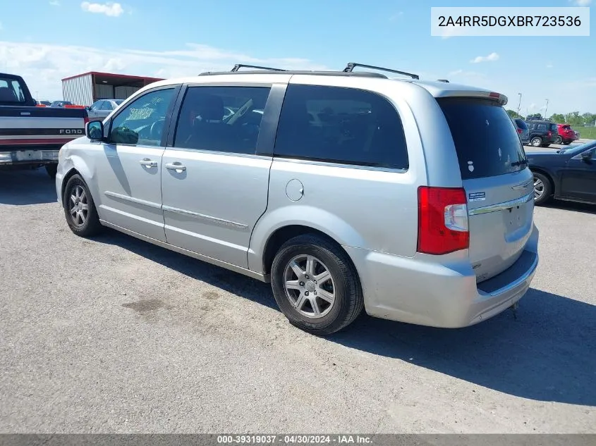 2011 Chrysler Town & Country Touring VIN: 2A4RR5DGXBR723536 Lot: 39319037